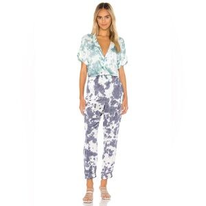 Chaser Short Sleeve Rolled Cuff Jumpsuit, M (never worn)